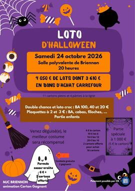 Image LOTO D'HALLOWEEN (photo 1)