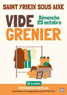 Image Vide Grenier de Saint Yrieix sous Aixe (photo 1)