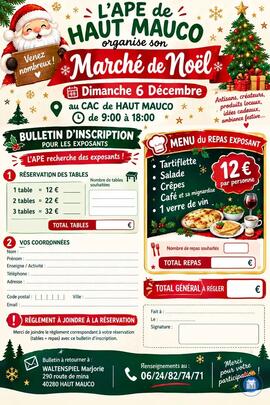 Image Marché de Noël de l'APE (photo 1)