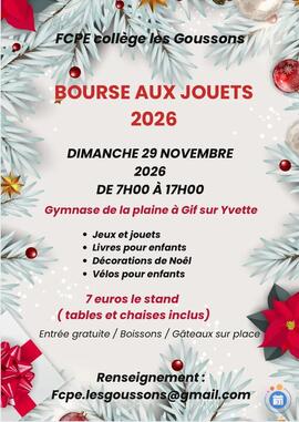 Image Bourse aux jouets FCPE 2026 (photo 1)