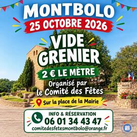 Image Vide grenier comité des fêtes de Montbolo (photo 1)