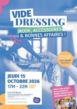 Image Vide dressing solidaire de la Fondation John Bost (photo 1)