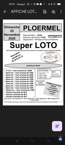 Image SUPER LOTO de PLOERMEL (photo 1)