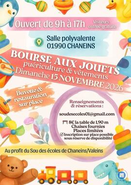 Image Bourse aux jouets, vêtements et puériculture (photo 1)