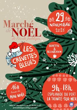 Image Marché de noel des crevettes bleues (photo 1)