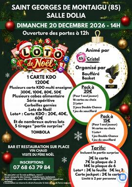 Image LOTO DE NOÊL / ASSOCIATION ASBB / ANIMATION 