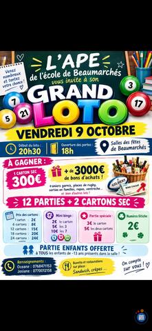 Image Loto de L’APE de l’école de Beaumarchés (photo 1)