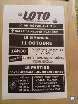 Image Loto du CSE de Leclerc Saint Astier (photo 1)