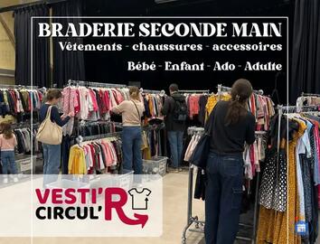 Image GRANDE BRADERIE Seconde main - Adultes, enfants, bébés [Vêt. Chauss. Access.] (photo 1)