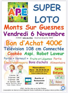 Image Super Loto de l’APE animé par Rémi (photo 1)