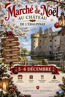 Image Marché de noël au Château de l'Ebaupinay (photo 1)