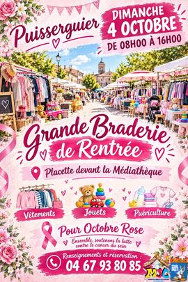 Image Grande braderie de rentrée - Vide dressing octobre rose (photo 1)