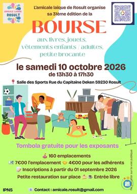 Image Bourse aux livres, aux vêtements et aux jouets (photo 1)
