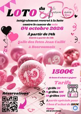 Image Loto solidaire Le Bosroumois Rose (photo 1)