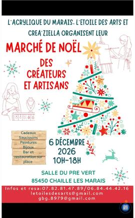 Image Marché de Noël des créateurs artisans et autres a chaillé les marais (photo 1)