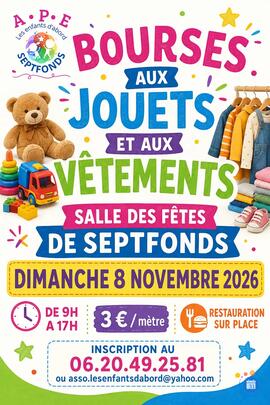 Image Bourses aux jouets et aux vêtements de l'APE (photo 1)
