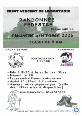 Image Randonnée pédestre au profit de Planète Autisme (photo 1)