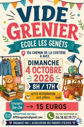 Image Vide grenier APE École Les Genêts de la Costière (photo 1)