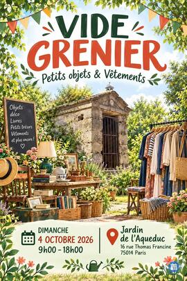 Image Vide Grenier Jardin de l'Aqueduc (photo 1)