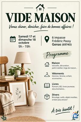 Image Vide Maison Genas 17/18 octobre (photo 1)