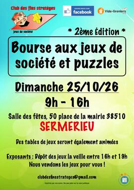 Image Bourse aux jeux de société et puzzles (photo 1)