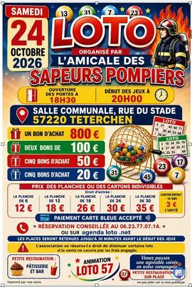 Image Loto l’amicale des Sapeurs Pompiers (photo 1)