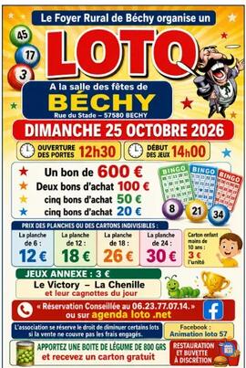 Image Loto Le Foyer Rural de Béchy (photo 1)