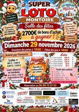 Image 🐝 SUPER LOTO – LES ABEILLES DU MENHIR 🐝 (photo 1)