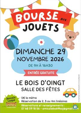 Image Bourse aux jouets de l'amicale laïque du Bois d'Oingt (photo 1)