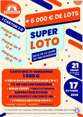 Image SUPER LOTO OCTOBRE (photo 1)