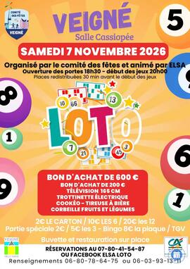 Image Loto du Comité des fêtes de Veigné (photo 1)