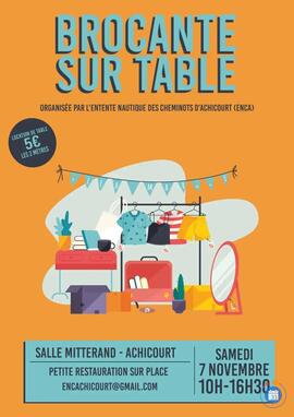 Image Brocante sur table (photo 1)