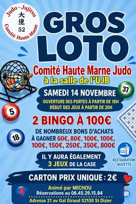 Image Gros Loto du Comité Haute Marne de Judo (photo 1)