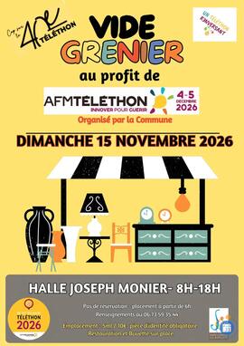 Image Vide-grenier au profit du Téléthon (photo 1)