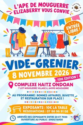 Image Vide Grenier APE école publique Elizaberri (photo 1)