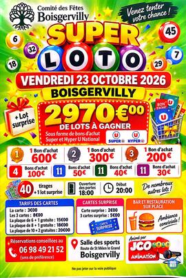 Image Super loto du Comité des Fêtes avec JCO (photo 1)
