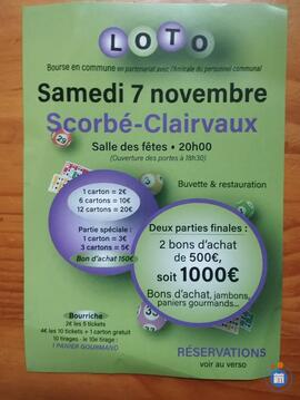 Image Loto Scorbé-Clairvaux (photo 1)