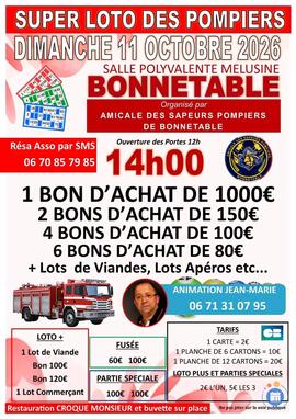 Image Loto des pompiers de Bonnétable (photo 1)
