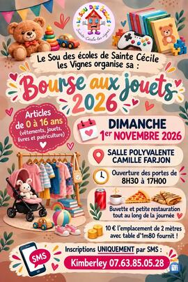 Image BOURSE AUX JOUETS 2026 (photo 1)
