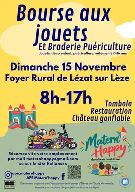 Image Bourse aux jouets et Braderie Puériculture (photo 1)
