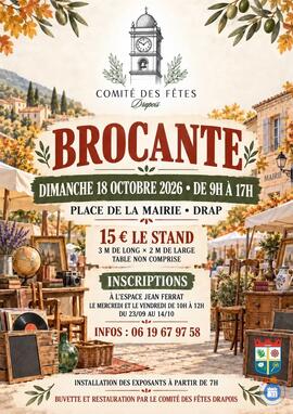 Image Brocante du Comité des fêtes drapois (photo 1)