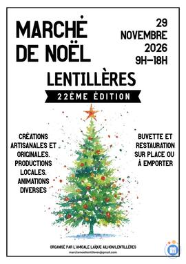 Image Marché de Noël traditionnel à Lentillères (07200) organisé par l'Amicale laïque (photo 1)