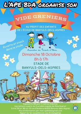 Image Vide grenier APE BDA (photo 1)