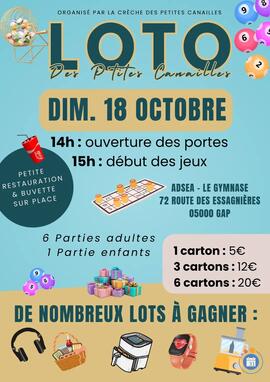 Image LOTO DES PETITES CANAILLES (photo 1)
