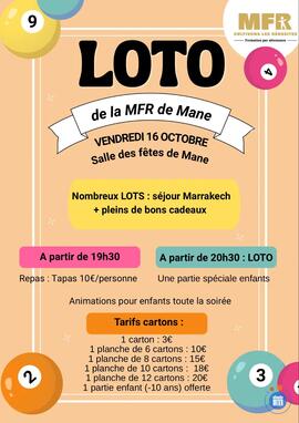 Image Loto de la MFR de Mane (photo 1)
