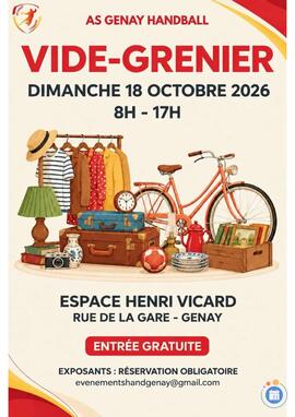 Image Vide grenier de l’AS Genay Handball (photo 1)