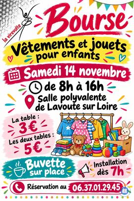 Image Bourse vêtements et jouets enfants (photo 1)