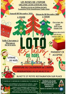 Image SUPER LOTO DE NOEL DES ROSES DE L'ESPOIR (photo 1)
