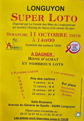 Image Super loto du Comité des Fêtes de Longuyon (photo 1)