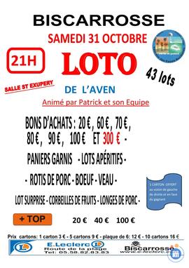 Image LOTO DE L'AVEN - animé par patrick et son équipe (photo 1)